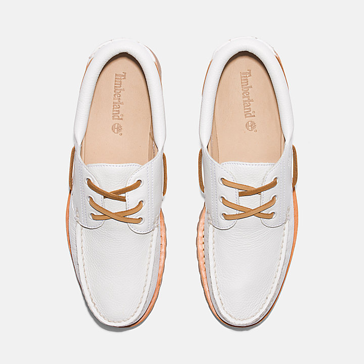 Timberland® Authentic Handsewn Boat Shoe for Men in White