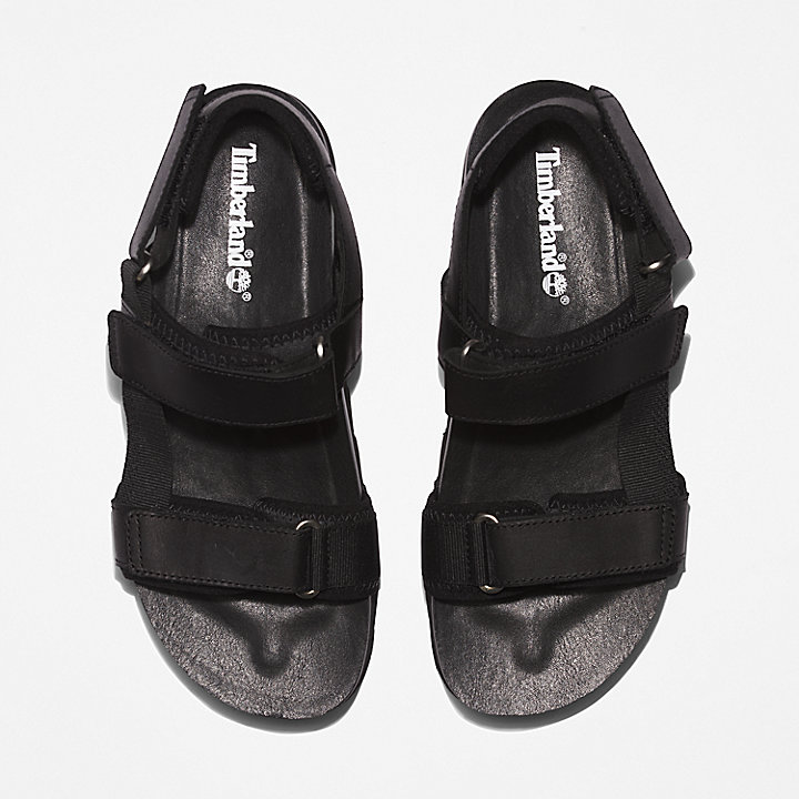 Sandalo con Cinturino Posteriore Santa Monica Sunrise da Donna in colore nero