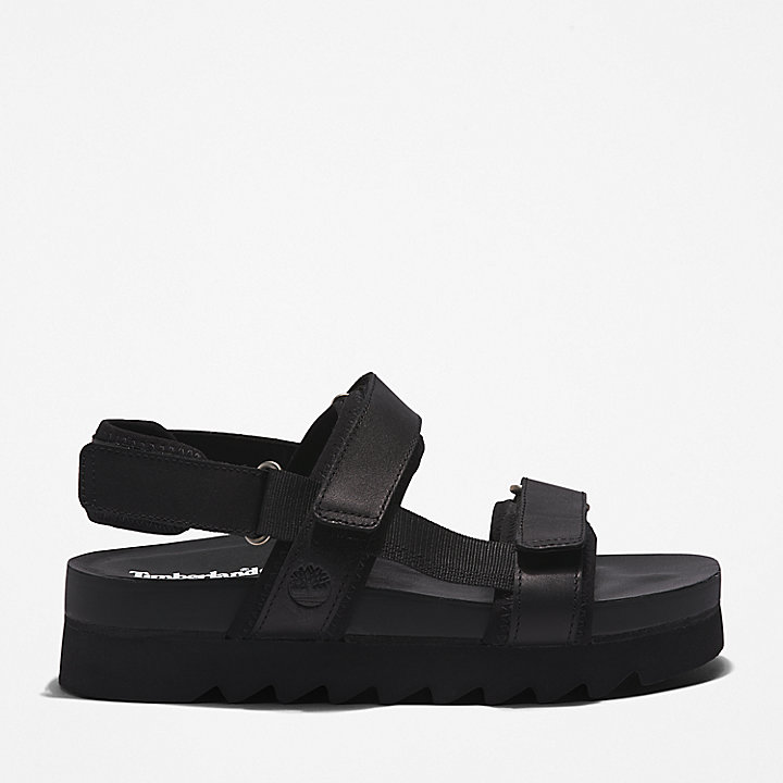 Sandalo con Cinturino Posteriore Santa Monica Sunrise da Donna in colore nero