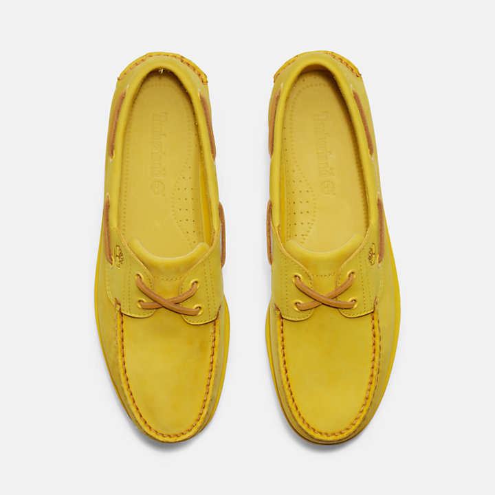 Classic Boat Shoe for Men in Yellow-