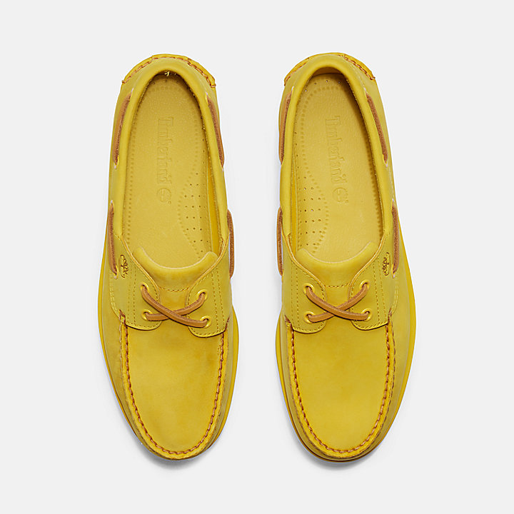 Classic Boat Shoe for Men in Yellow