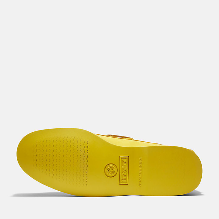 Sapato de Vela Clássico para Homem em amarelo-
