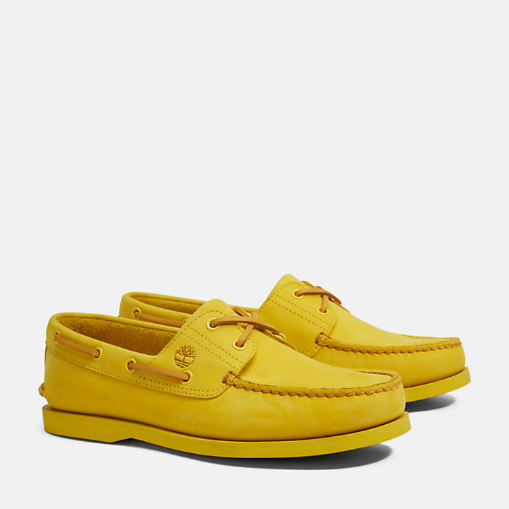 Classic Bootschoenen voor heren in geel-