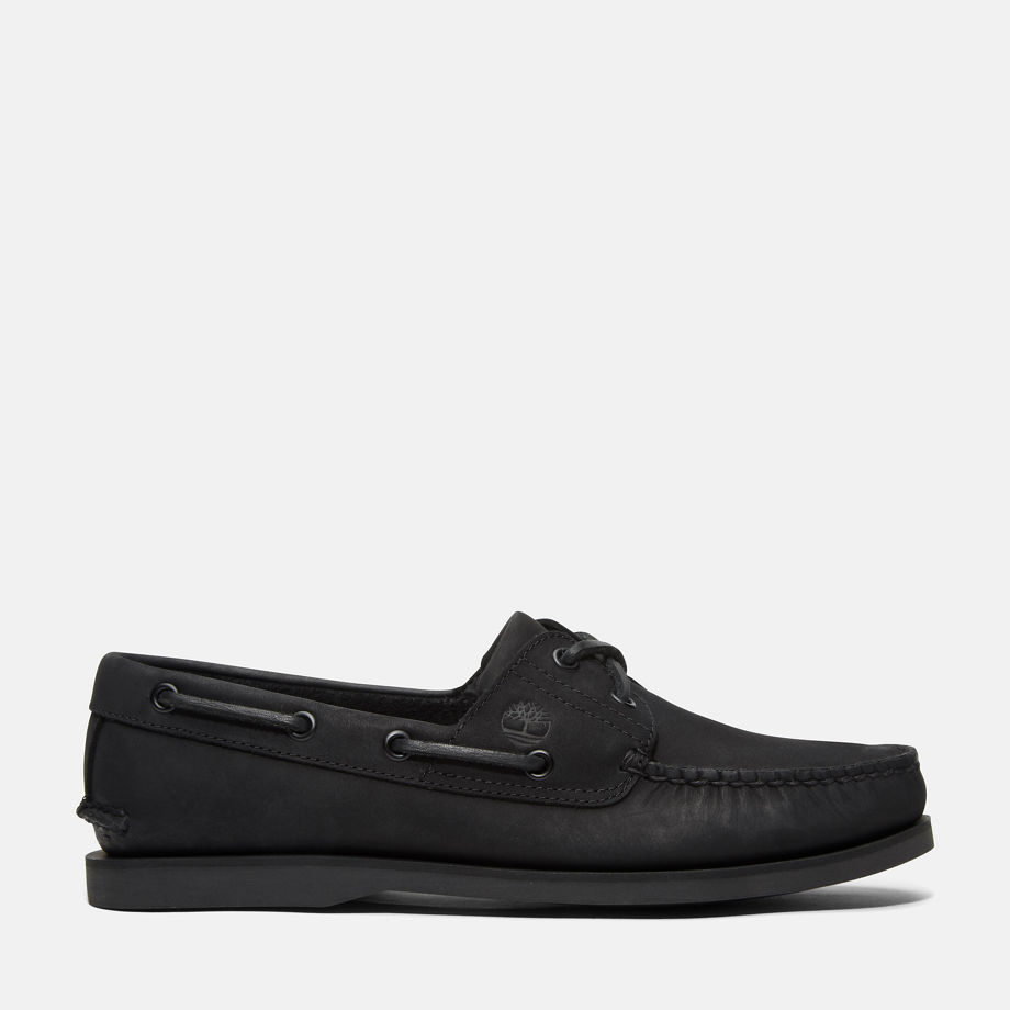 Timberland Classic Boat Shoe For Men In Black Black