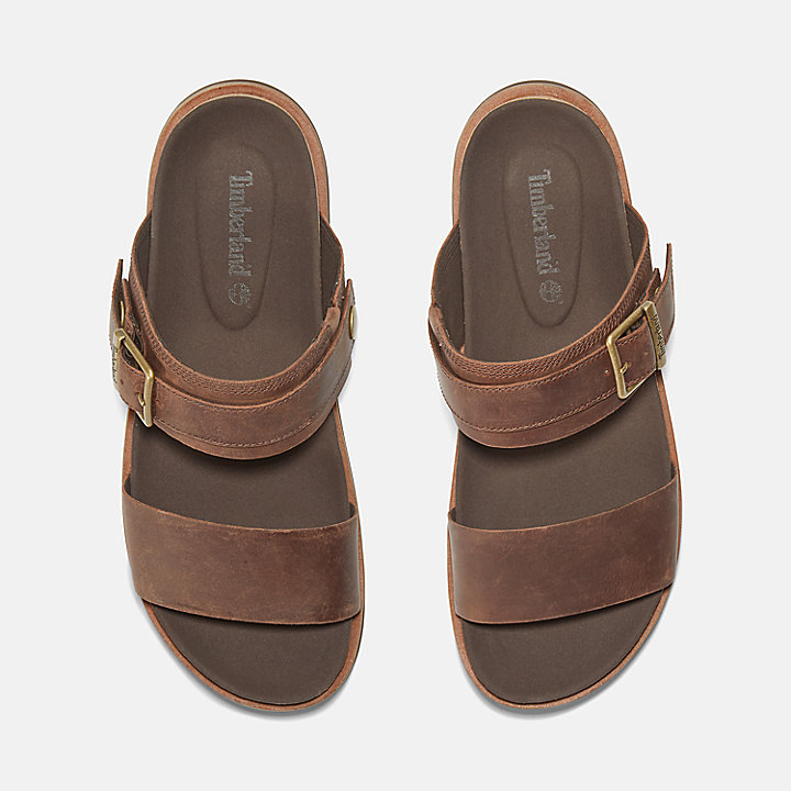 Amalfi Vibes Two-strap Sandal for Men in Brown