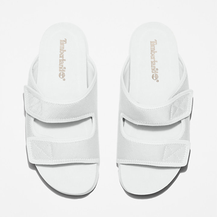 Santa Monica Sunrise Double-Strap Sandal for Women in White-