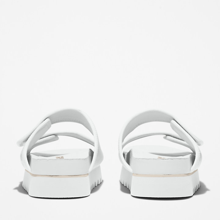 Santa Monica Sunrise Double-Strap Sandal for Women in White-
