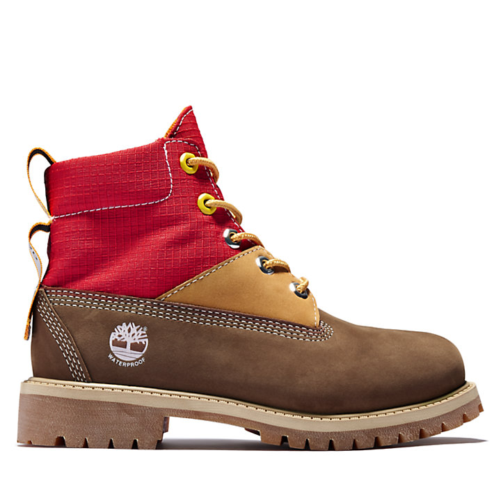 6-Inch Winter Boot Premium pour enfant en marron-