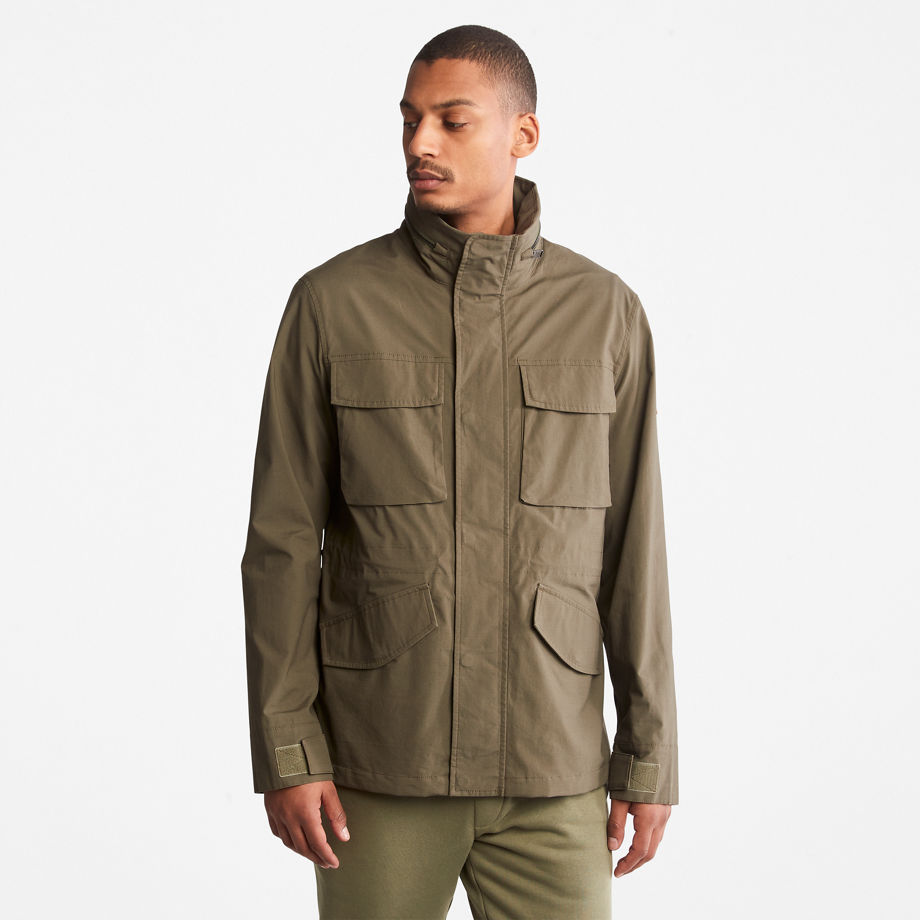 Timberland Outdoor Heritage Field Jacket For Men In Dark Green Green, Size XXL