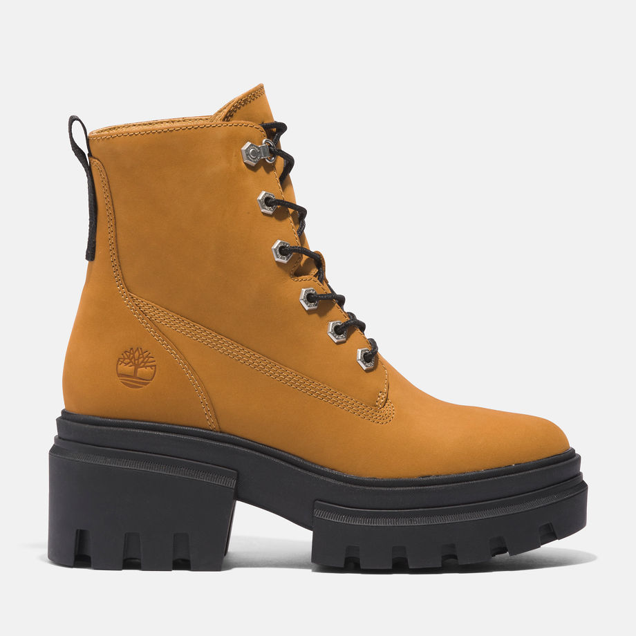 Timberland Everleigh 6 Inch Boot For Women In Yellow Yellow, Size 3.5