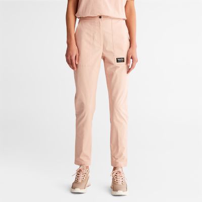 Timberland Progressive Utility Pants For Women In Pink Pink
