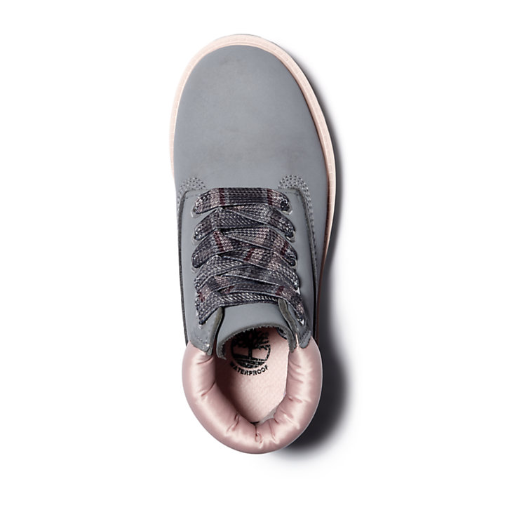 Premium 6 Inch Boot for Junior in Grey-