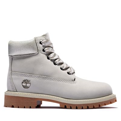 Premium 6 Inch Boot for Junior in Light Grey | Timberland