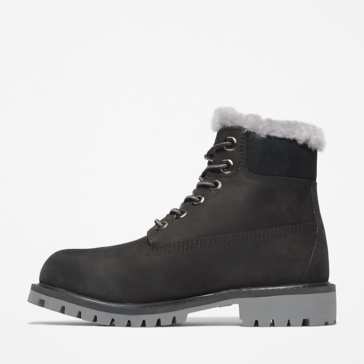 Timberland® Premium 6 Inch Waterproof Winter Boot for Junior in Black ...