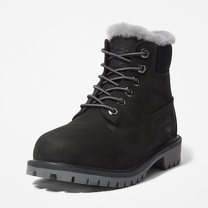 6-Inch Boot d'hiver Timberland® Premium junior en noir-