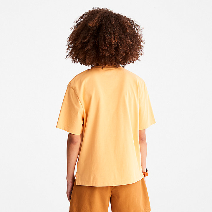 T-shirt con Tasca da Donna TimberCHILL™ in arancione