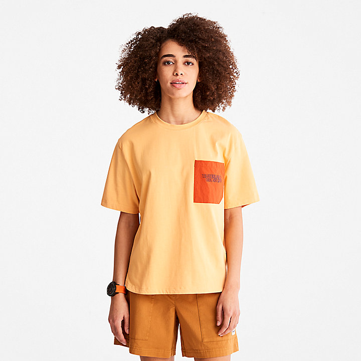 T-shirt à poche TimberCHILL™ pour femme en orange
