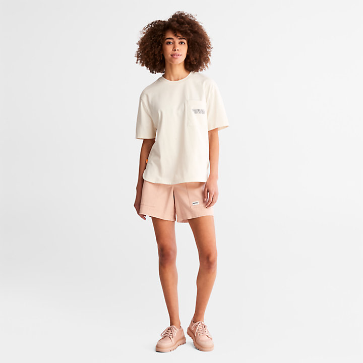 Camiseta con Bolsillo TimberCHILL™ para Mujer en blanco-