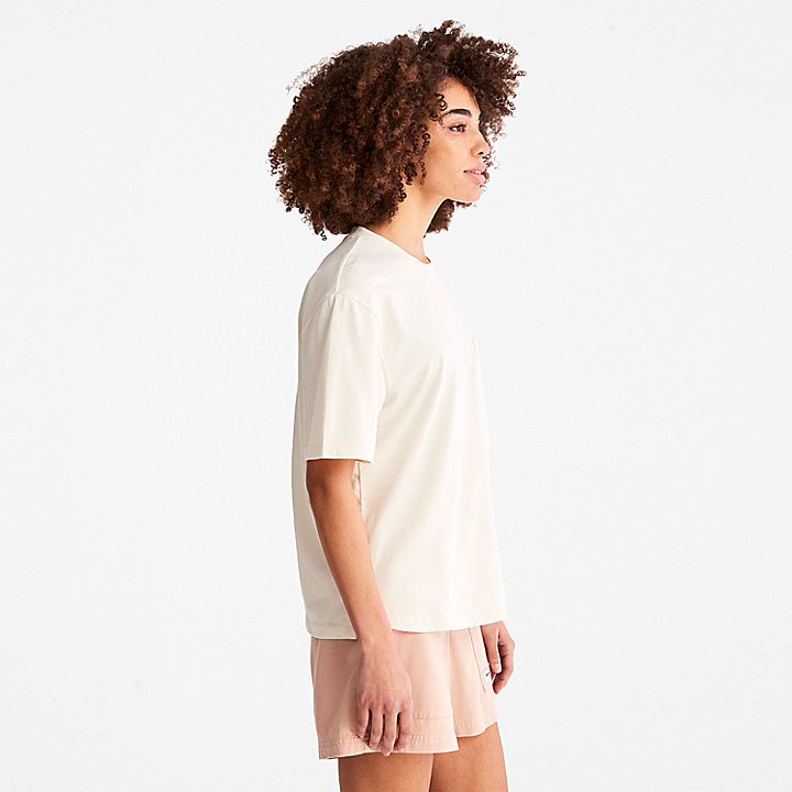 Camiseta con Bolsillo TimberCHILL™ para Mujer en blanco