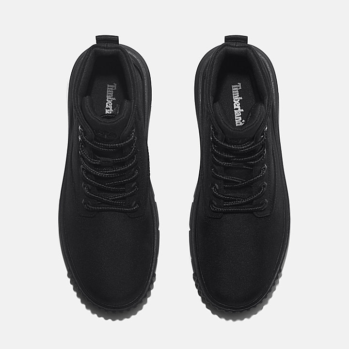 Greyfield canvas boots voor dames in zwart