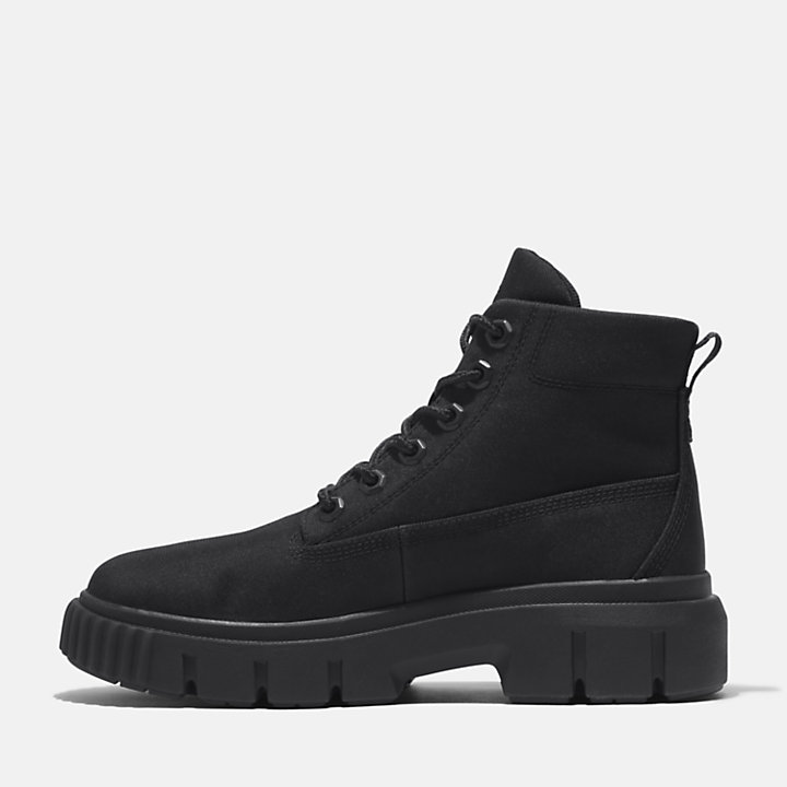 Greyfield Canvas Boots for Women in Black-