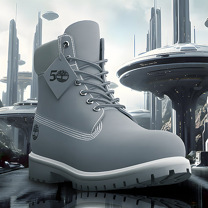 Timberland® 50th Edition Premium 6-Inch Boot imperméables pour femme en gris