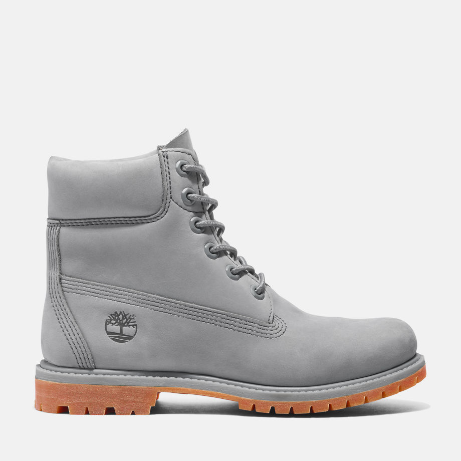 Timberland 50th Edition Premium 6-inch Waterproof Boot For Women In Grey Grey, Size 6