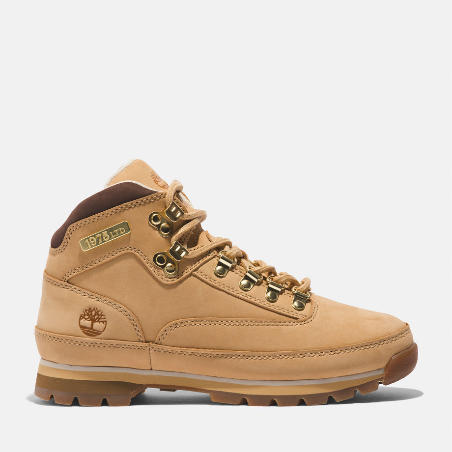 Timberland 50th Edition Butters Euro Hiker Leather Boot For Women In Golden Butter Beige, Size 4.5
