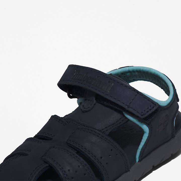 Nubble Fisherman Sandal for Youth in Navy-