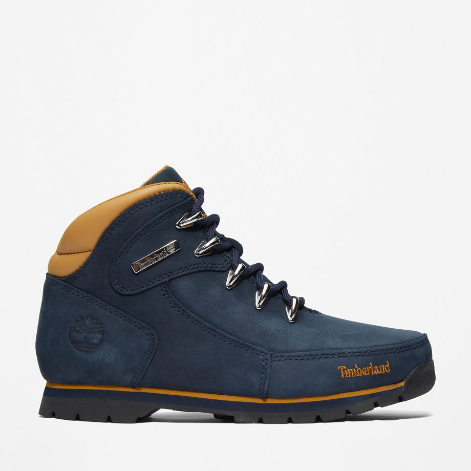 Timberland Euro Rock Hiking Boot For Junior In Navy Navy Kids, Size 4