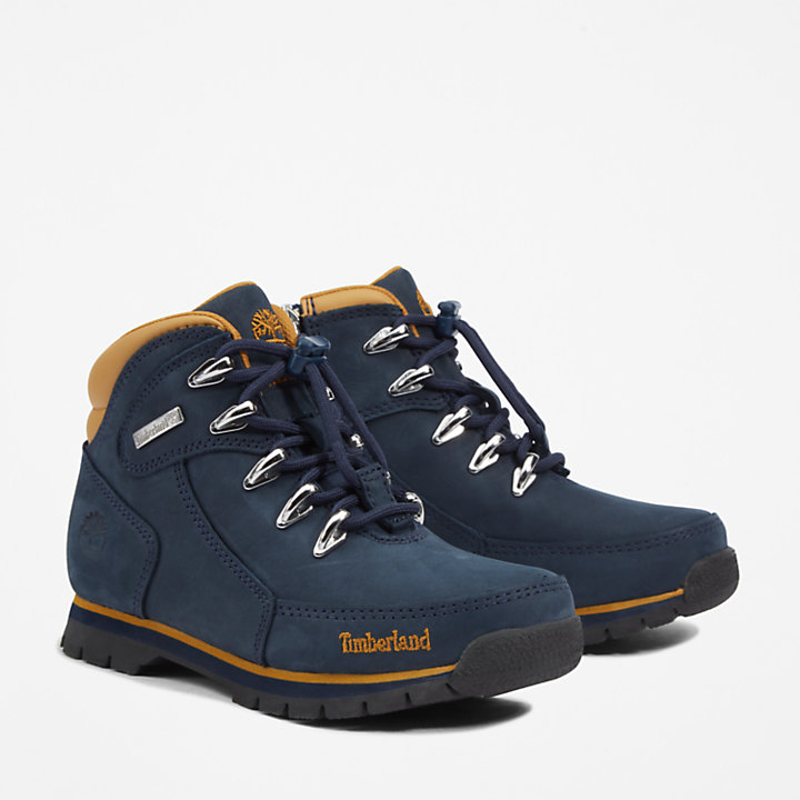 Euro Rock Hiking Boot for Youth in Navy-