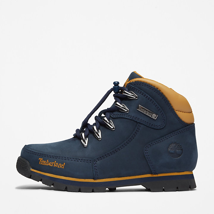 Euro Rock Hiking Boot for Youth in Navy-