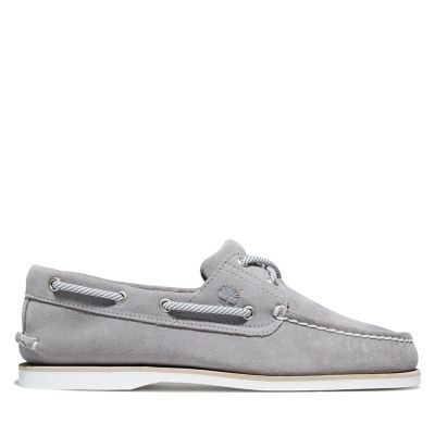 Classic Suede Boat Shoe for Men in Grey | Timberland