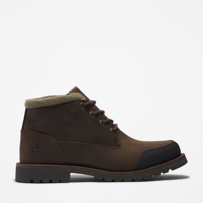 Timberland Larchmont Warm-lined Chukka For Men In Brown Dark Brown
