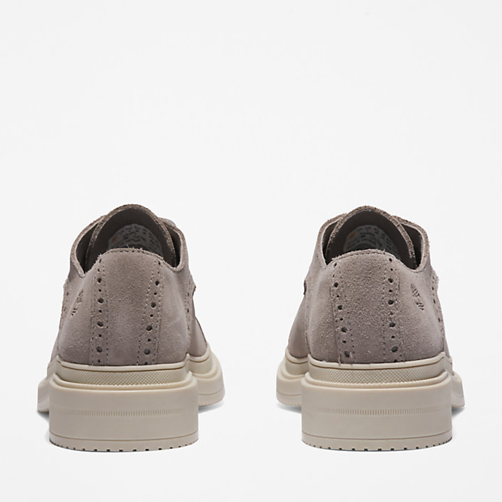Lisbon Lane Brogue Oxford Shoe for Women in Grey-