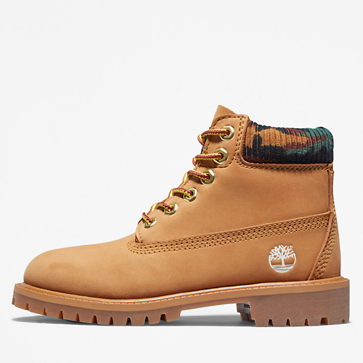 Timberland® Premium 6 Inch Boot for Youth in Yellow-