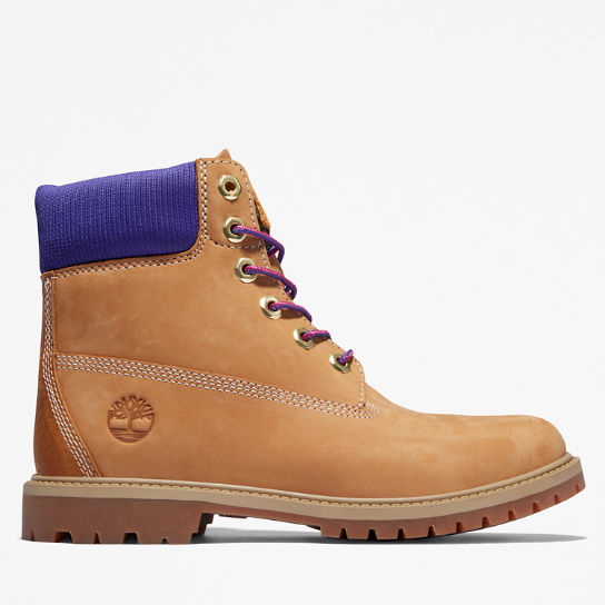 Timberland® Heritage 6 Inch Boot for Women in Yellow/Purple | Timberland