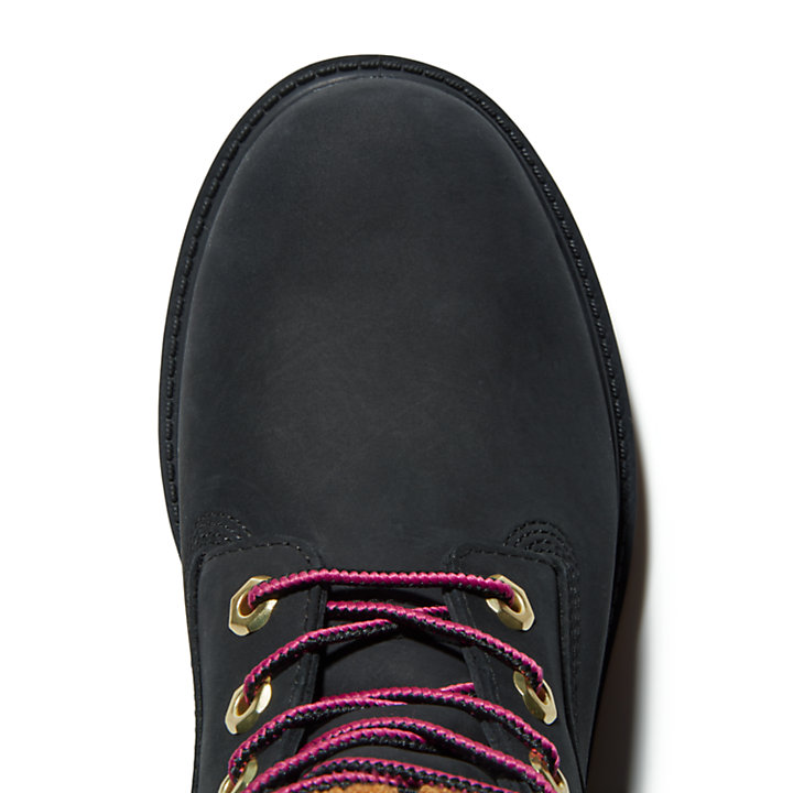 Timberland® Heritage 6 Inch Boot for Women in Black/Pink-