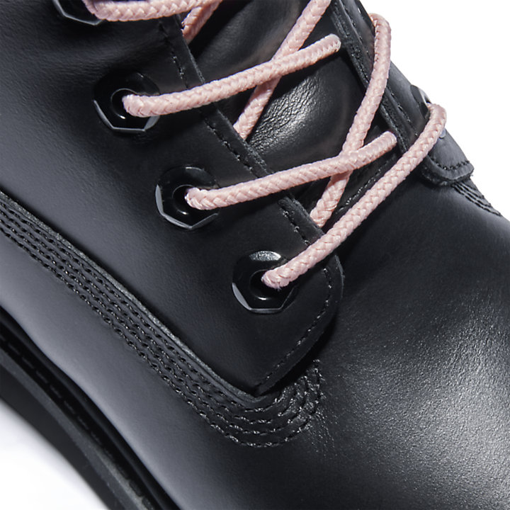 6-Inch Boot Heritage pour femme en noir/rose-