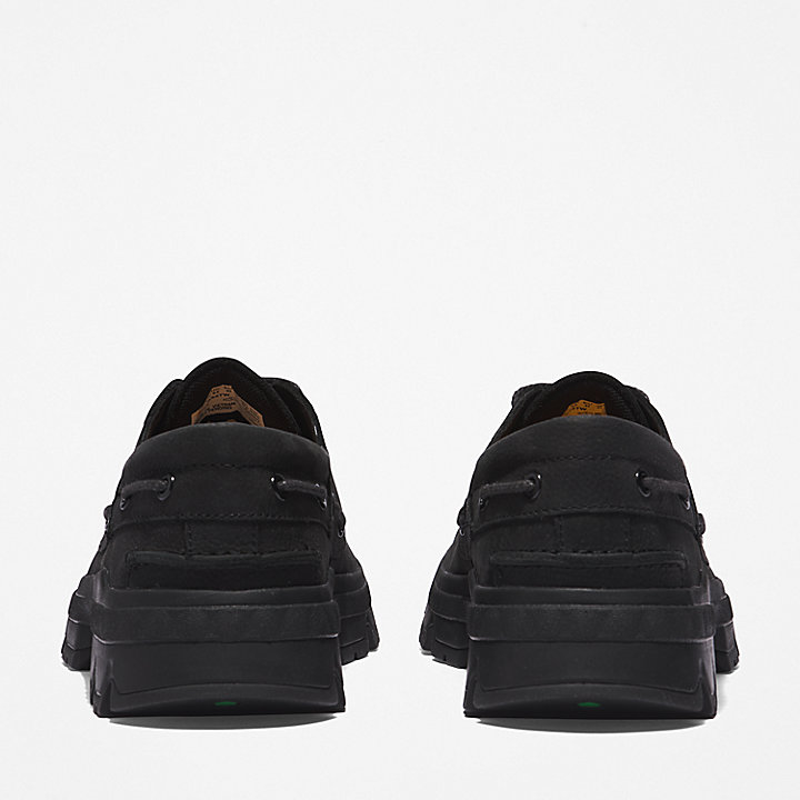 TBL® Originals Ultra EK+ Moc-toe Boat Shoe for Men in Black