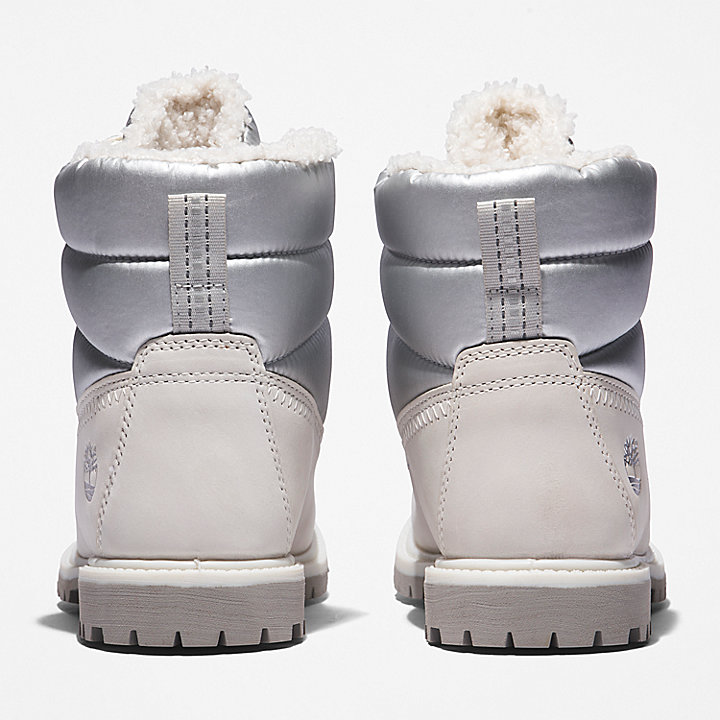 Timberland® Premium 6 Inch Puffer Boot voor dames in wit