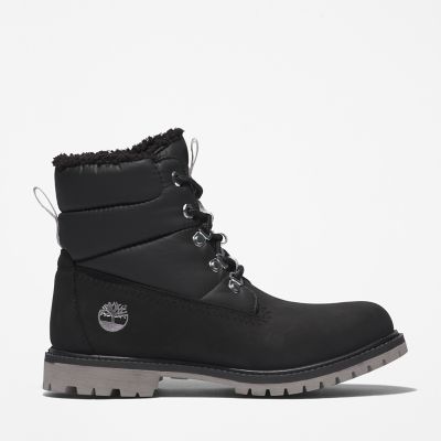 Timberland® Premium 6 Inch Puffer Boot voor dames in zwart | Timberland
