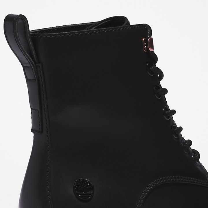 Malynn Front-Zip Boot for Women in Black-