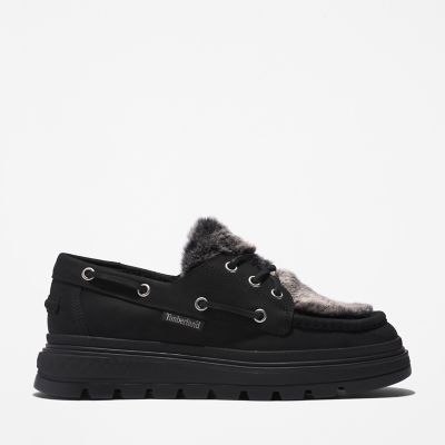 Ray City Warm-lined Boat Shoe for Women in Black | Timberland