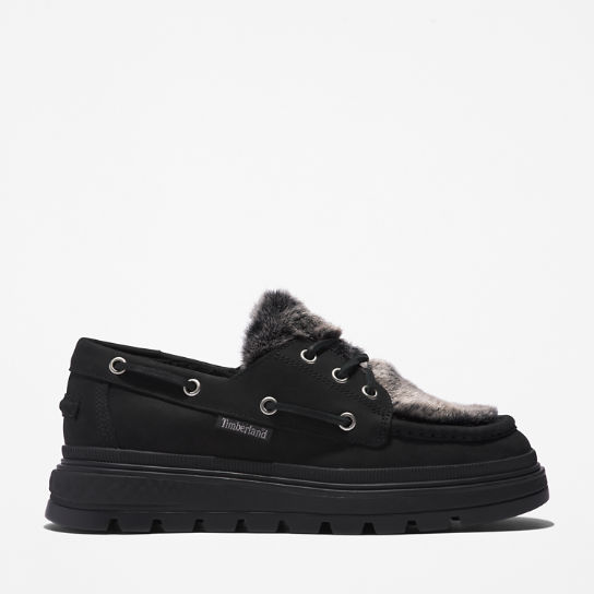 Ray City Warm-lined Boat Shoe for Women in Black | Timberland