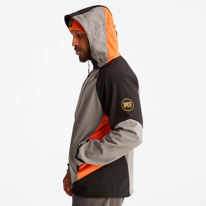 Timberland PRO® Power Zip Softshelljacke mit Kapuze für Herren in Grau-