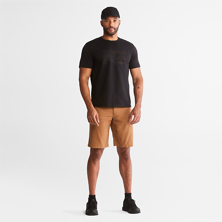 T-shirt graphique texturé Timberland PRO® pour homme en noir-