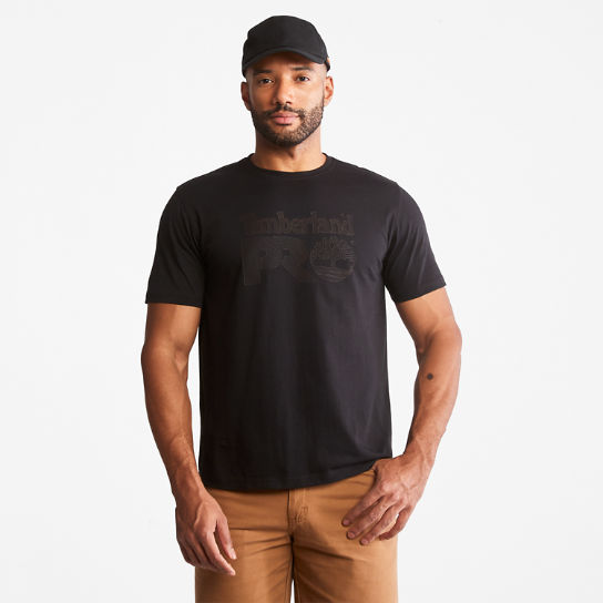 T-shirt con Grafica Testurizzata Timberland PRO® da Uomo in colore nero | Timberland
