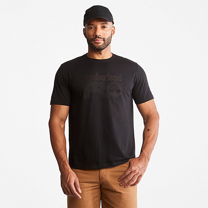 Timberland PRO® T-Shirt mit strukturierter Grafik für Herren in Schwarz