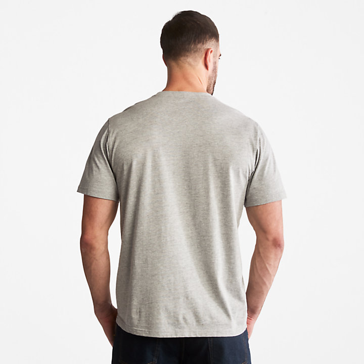 T-shirt graphique texturé Timberland PRO® pour homme en gris clair-